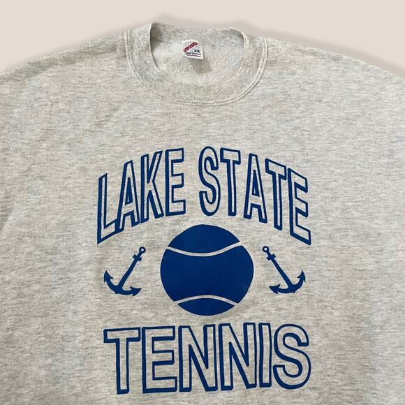 Vintage Lake State Tennis Crewneck - Picture 2 of 4
